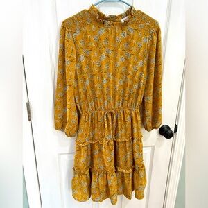 Hailey & Co floral ruffle mini dress